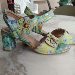 Floral Multicolor Women's Sandals